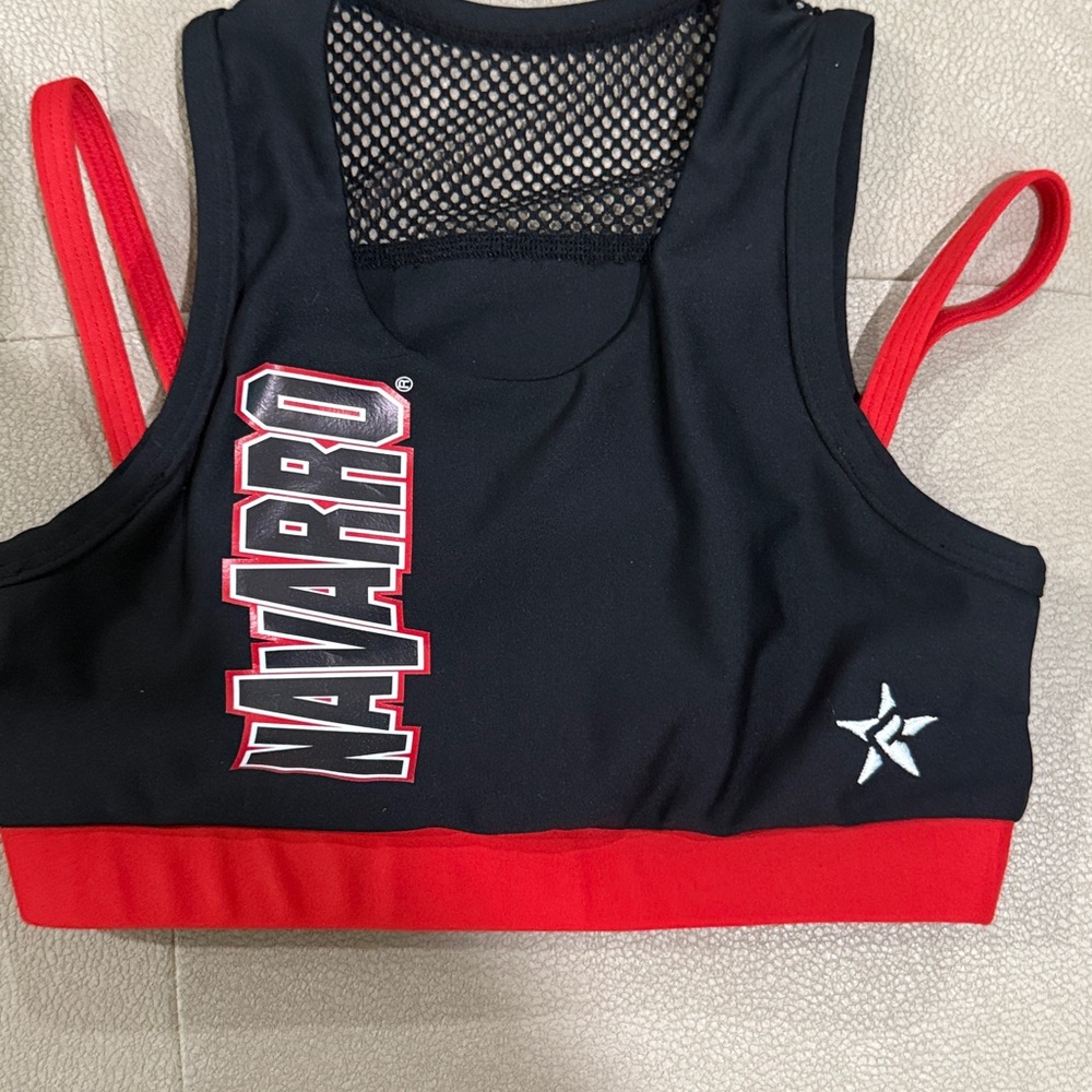 Rebel Navarro Black and Red Athletic Set size YS - Picture 2 of 6